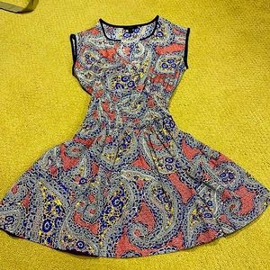 J.Crew paisley dress